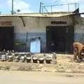 A shop in Likoni sells metal pots, Long Train (not) Runnin': Tiwi Beach, Mombasa, Kenya - 7th November 2010