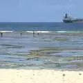 Women pick small shells to make necklaces, Long Train (not) Runnin': Tiwi Beach, Mombasa, Kenya - 7th November 2010