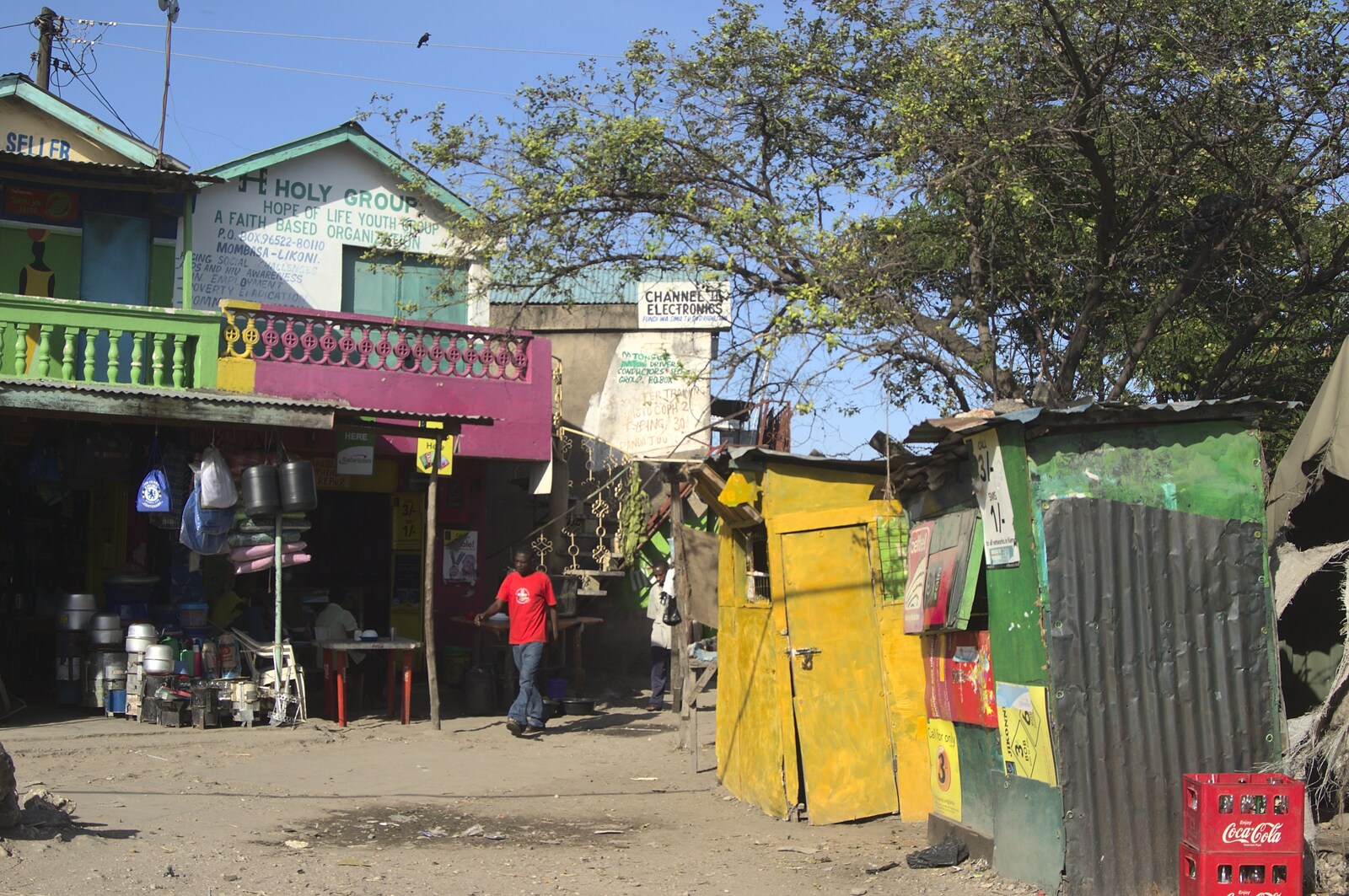 Long Train (not) Runnin': Tiwi Beach, Mombasa, Kenya - 7th November 2010: Random shops and shacks, Likoni