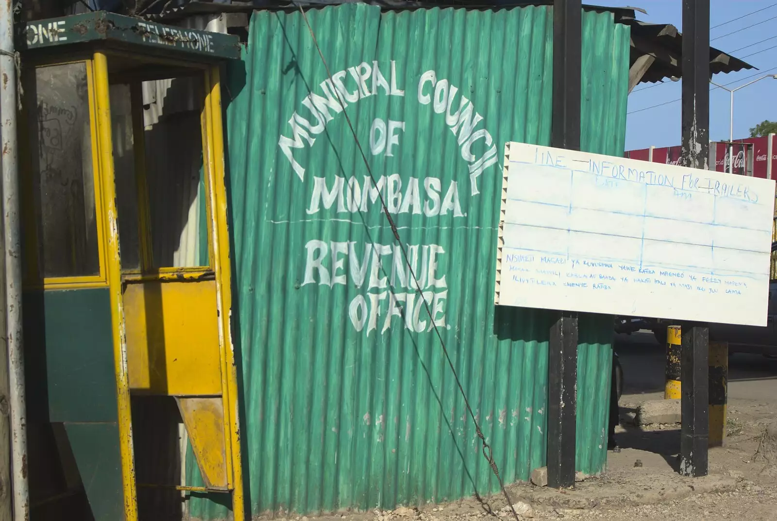 The Municipal Council of Mombasa Revenue Office, from Long Train (not) Runnin': Tiwi Beach, Mombasa, Kenya - 7th November 2010