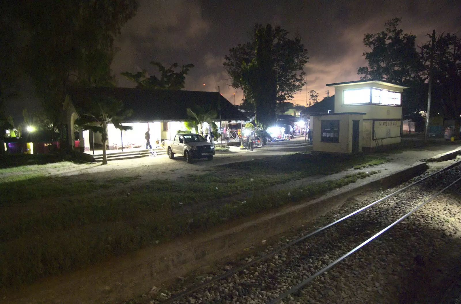 Mazeras, where the train stops, from Long Train (not) Runnin': Tiwi Beach, Mombasa, Kenya - 7th November 2010