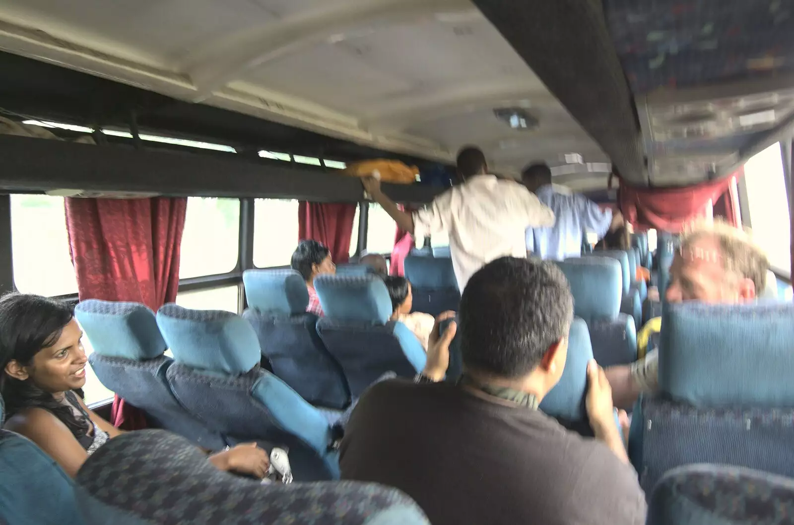 On the coach, from Long Train (not) Runnin': Tiwi Beach, Mombasa, Kenya - 7th November 2010