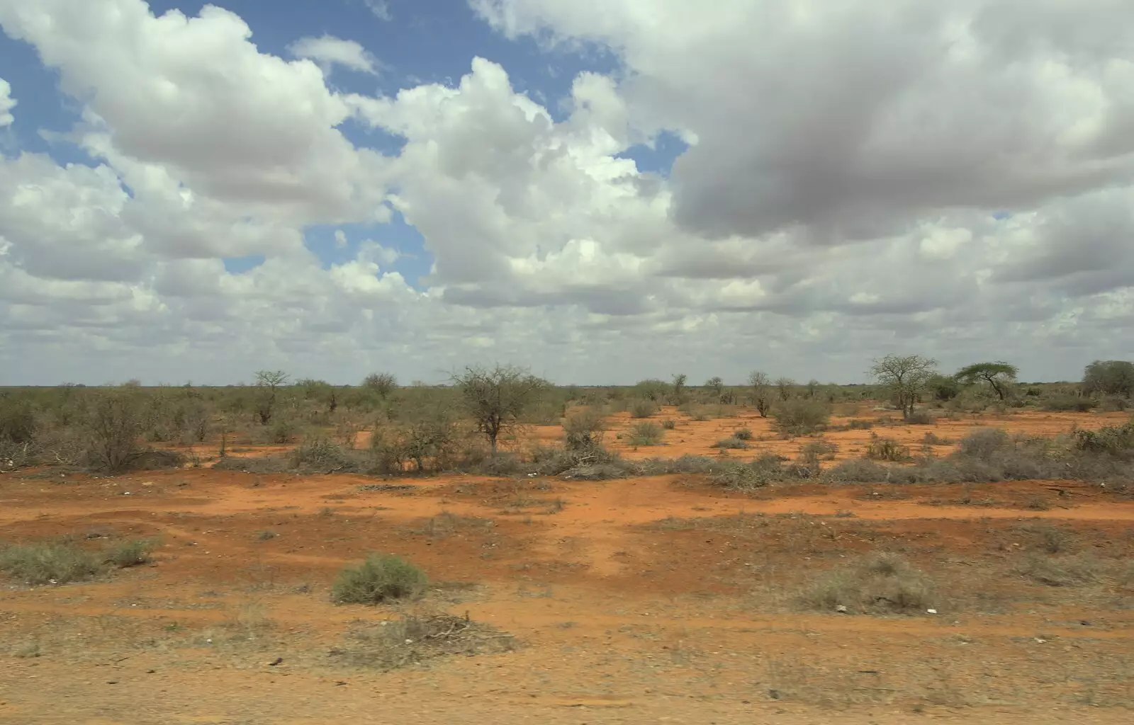 The countryside looks like the Australian outback, from Long Train (not) Runnin': Tiwi Beach, Mombasa, Kenya - 7th November 2010