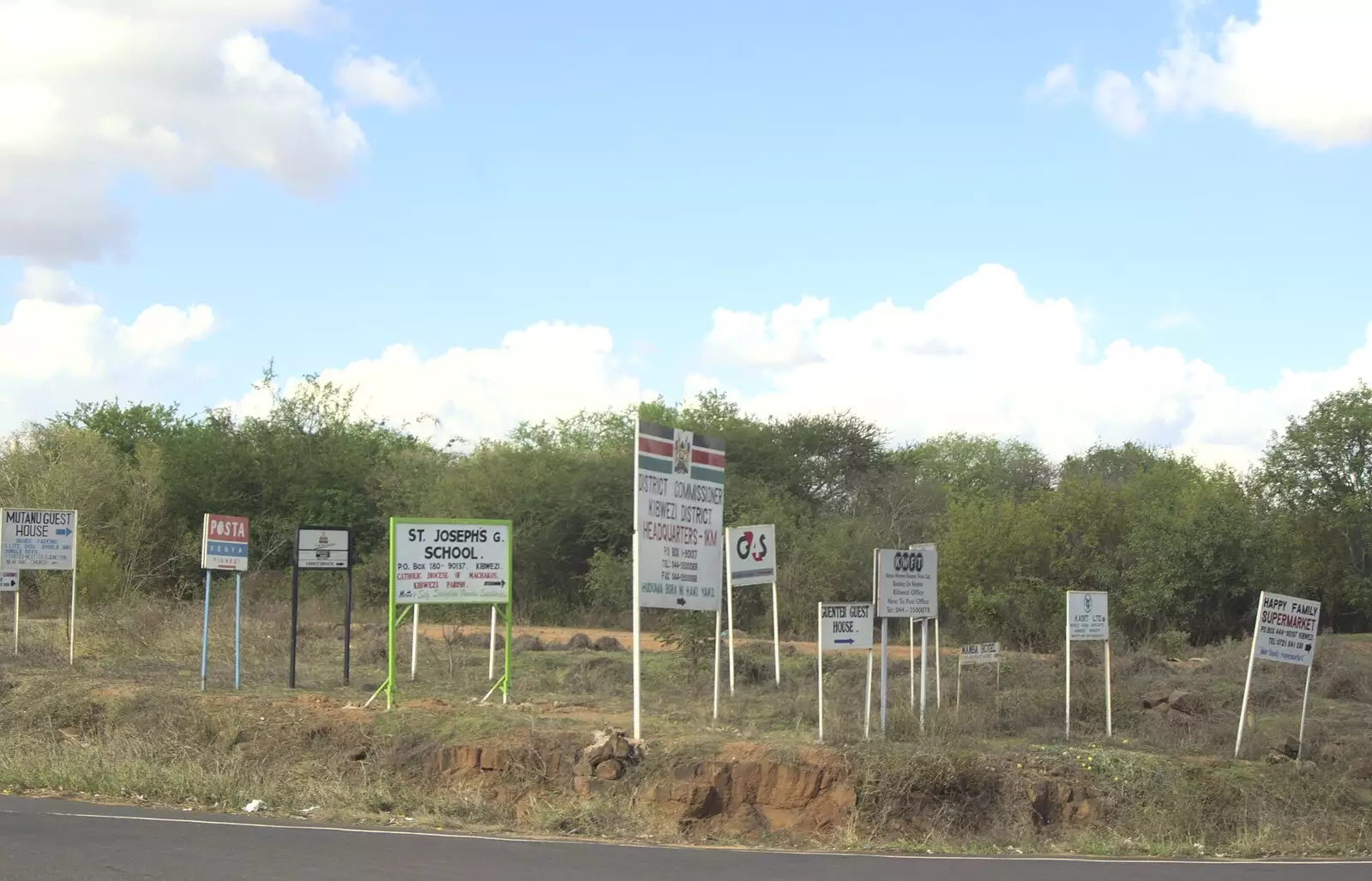 There are one or two signs around, from Long Train (not) Runnin': Tiwi Beach, Mombasa, Kenya - 7th November 2010