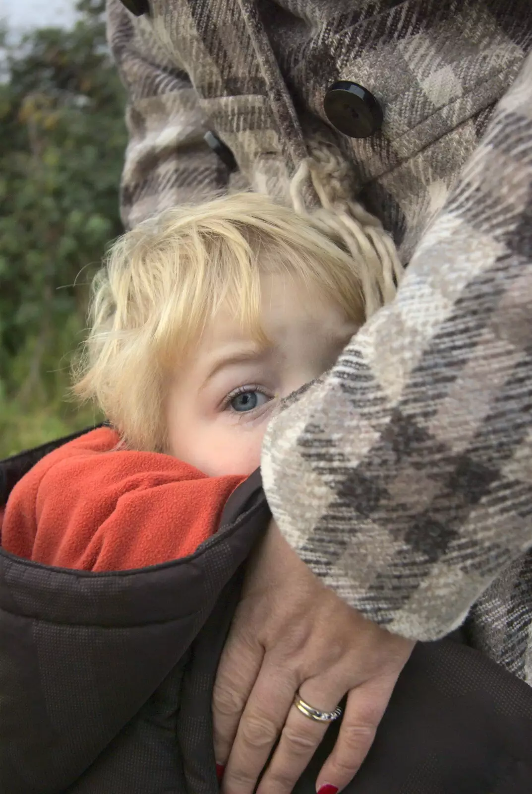 Fred gets a hug, from Apple Pressing and Amandine's Jazz, Diss, Norfolk - 21st November 2010