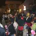 Crowded scenes outside the Town Hall, Eye Lights and The BBs at The Barrel, Banham, Norfolk - 4th December 2010