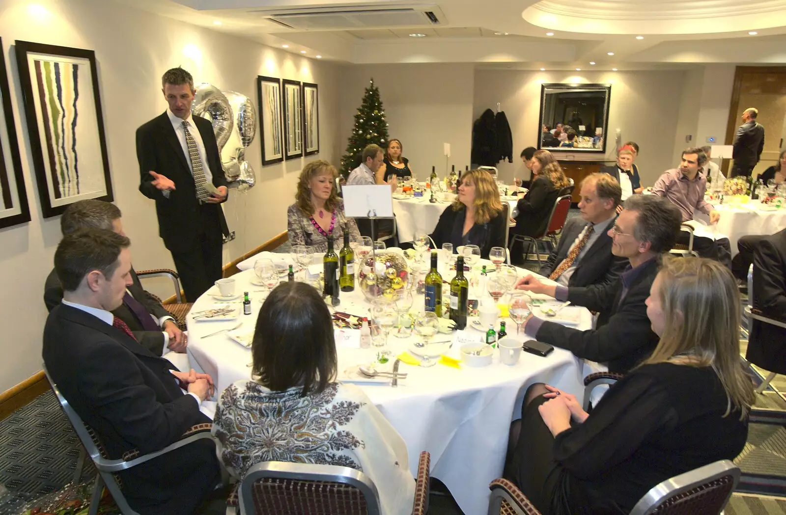 John's speech continues, from Qualcomm's Christmas Party and The End of Taptu, Cambridge - 16th December 2010