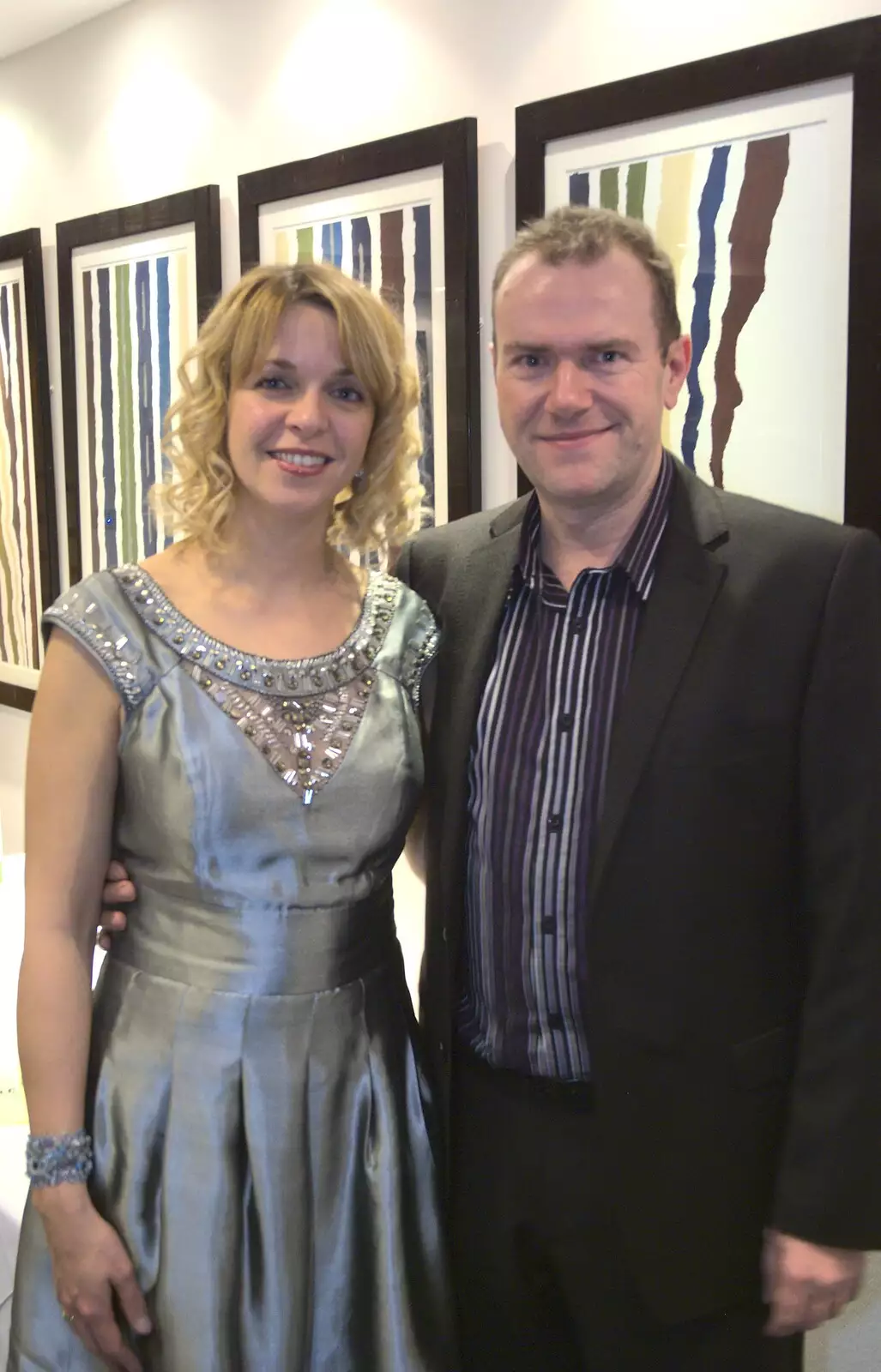 Janet and James, from Qualcomm's Christmas Party and The End of Taptu, Cambridge - 16th December 2010