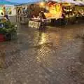 Wet cobbles in the market, Qualcomm's Christmas Party and The End of Taptu, Cambridge - 16th December 2010