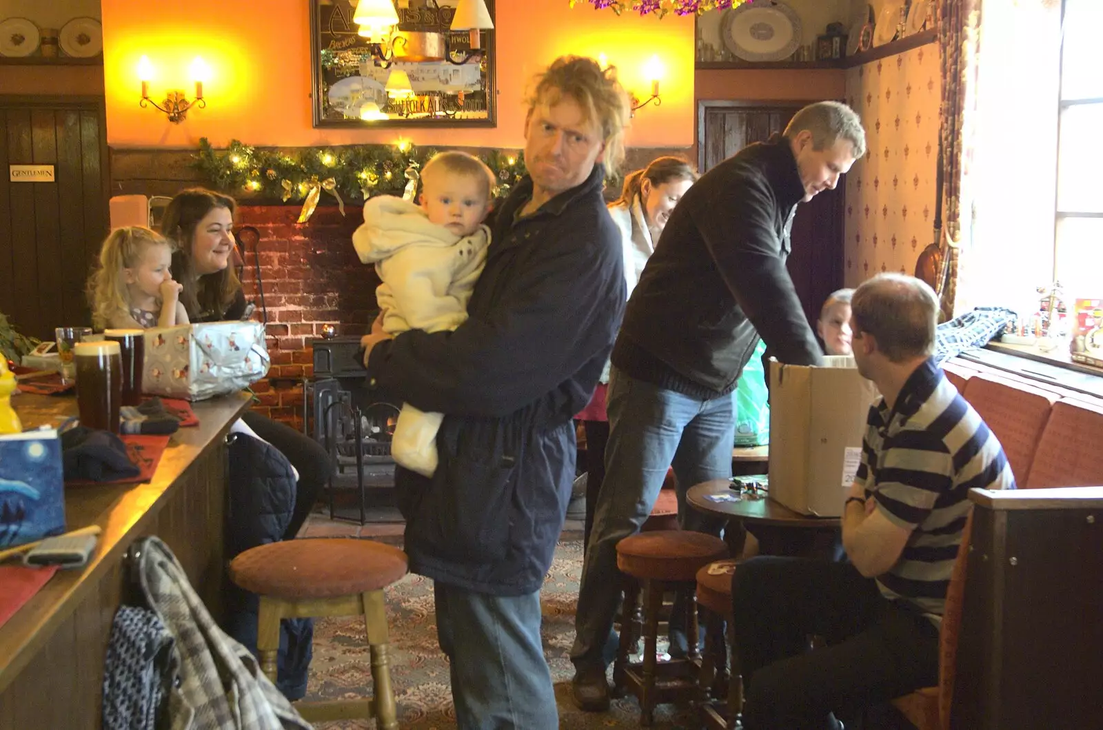 Oak and Wavy, from Christmas Day at the Swan Inn, and some Festive Trips, Brome, Knettishall and Norwich - 25th December 2010