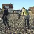 Stomping up the gravel, A Trip to Thorpeness, Suffolk - 9th January 2011