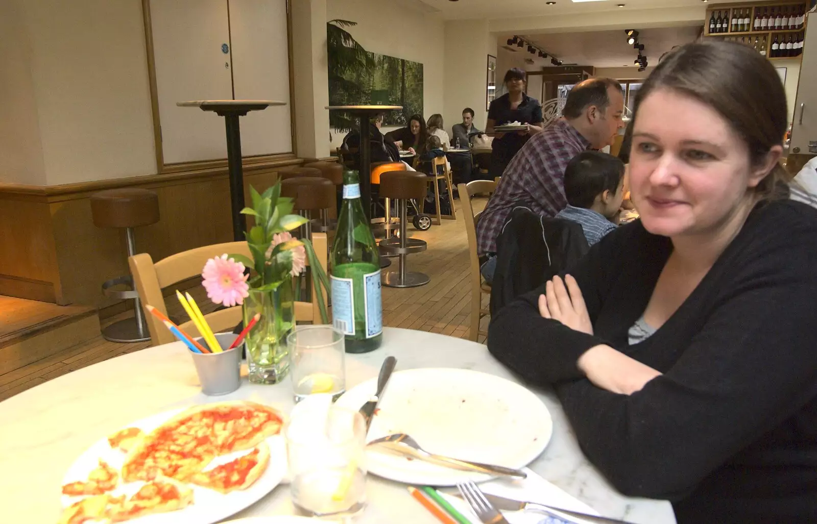 Isobel in Pizza Express, from Pizza in Bury St. Edmunds, Suffolk - 30th January 2011