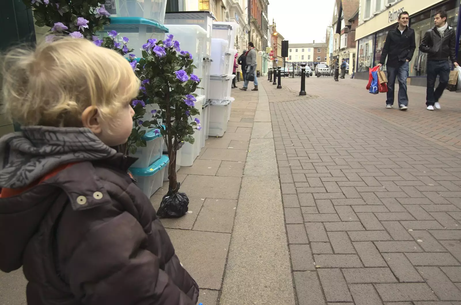 A Fred's-eye view of Bury, from Pizza in Bury St. Edmunds, Suffolk - 30th January 2011