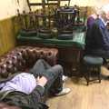 The sofa dude is still asleep, The Cherry Tree Beer Festival, Yaxley, Suffolk - 4th February 2011