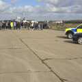 Crowds gather on the runway, Eye Say No To Waste!, Eye Airfield, Suffolk - 27th February 2011