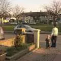 Fred and Evelyn go for a walk, A Week in Monkstown, County Dublin, Ireland - 1st March 2011