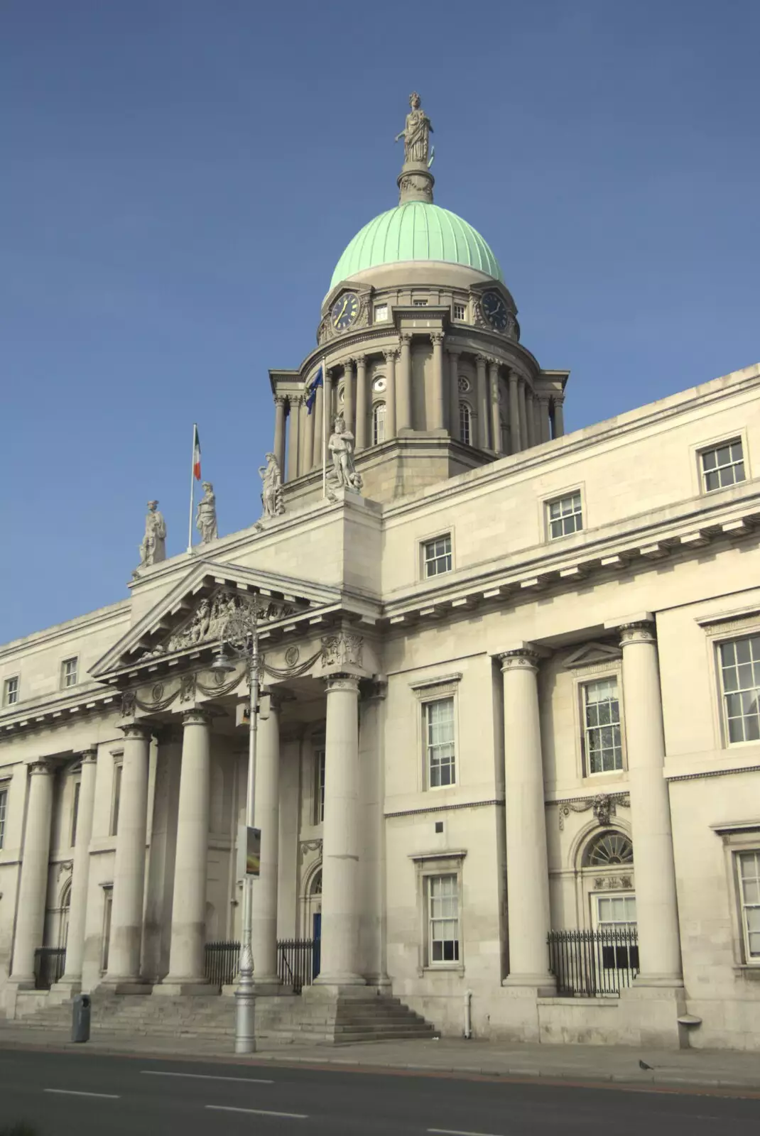 The Dublin Customs House, from A Week in Monkstown, County Dublin, Ireland - 1st March 2011