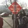 Ireland's Labour Party sign is upside-down, A Week in Monkstown, County Dublin, Ireland - 1st March 2011