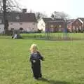 Fred runs around on Fair Green, Nosher's Last Bumbles, Bressingham, Norfolk - 25th March 2011