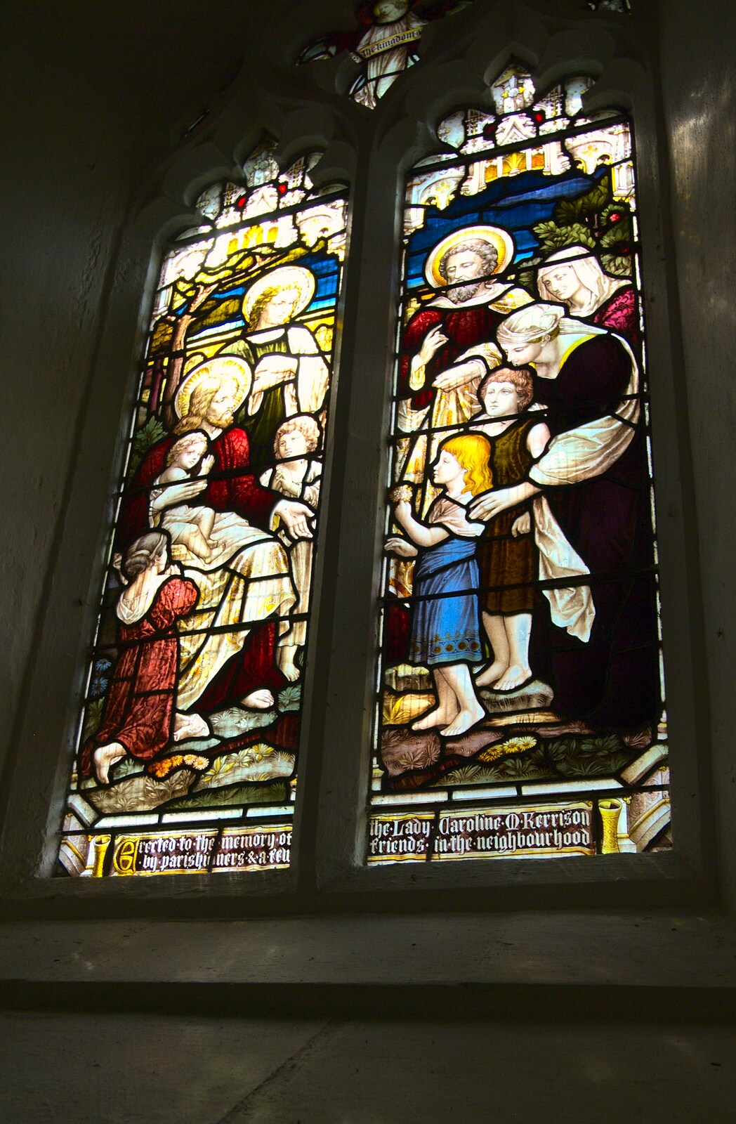 More old stained glass from Charles and the Royal Wedding, Brome, Suffolk - 24th April 2011