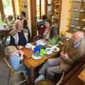 Fred, great-uncle Charles, Isobel and Grandad, Another Day at the Zoo, Banham, Norfolk - 2nd May 2011