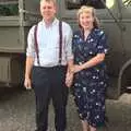 Andrew and Rachel, The Bressingham Blitz 1940s Dance, Bressingham Steam Museum, Norfolk - 21st May 2010