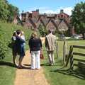 Walking down the path near the church, A Christening, Wilford, Northamptonshire - 22nd May 2011