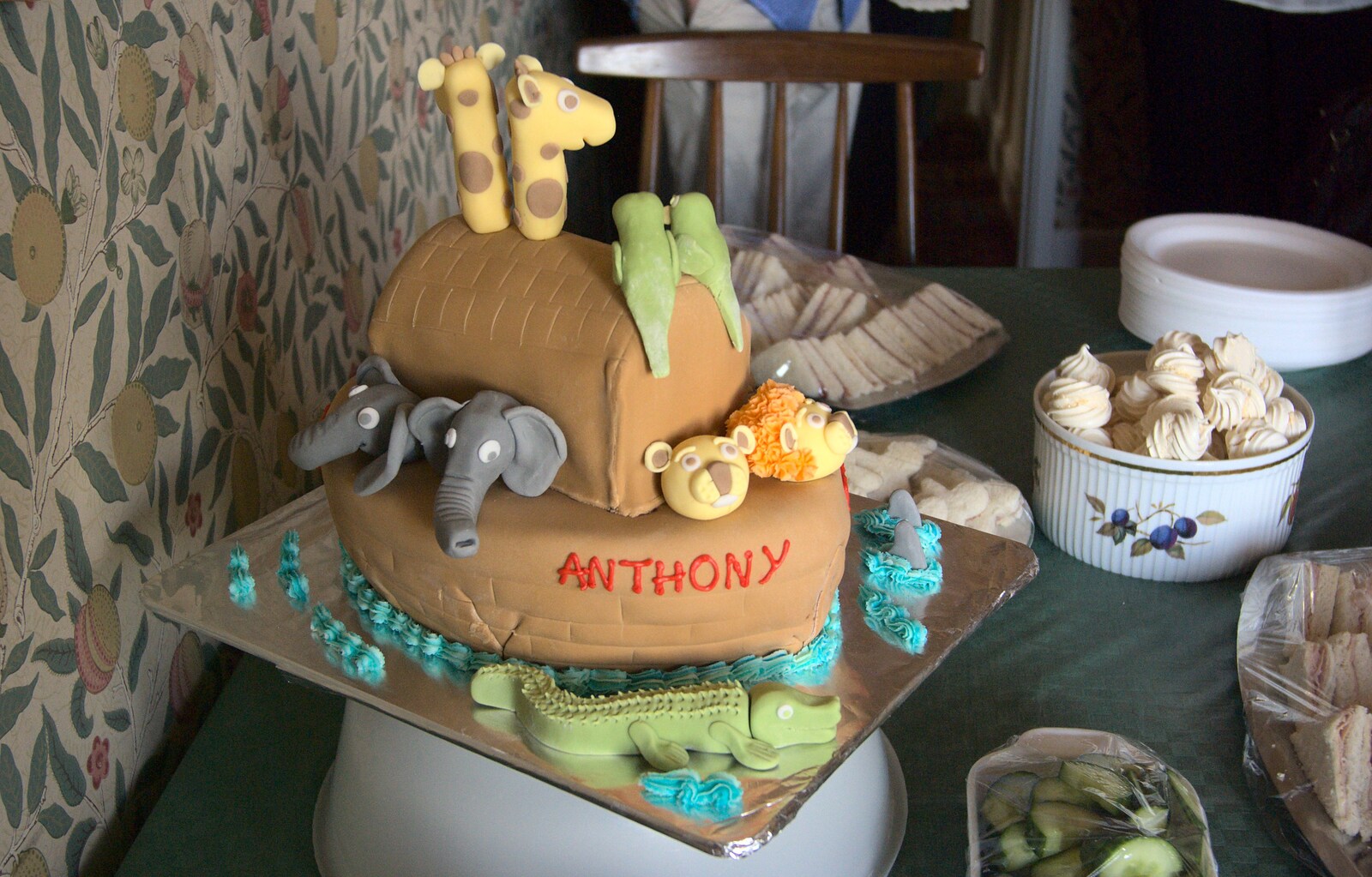 The impressive 'ark' cake from A Christening, Wilford, Northamptonshire - 22nd May 2011