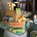 The impressive 'ark' cake, A Christening, Wilford, Northamptonshire - 22nd May 2011
