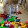 Fred finds some Sticklebricks, A Christening, Wilford, Northamptonshire - 22nd May 2011