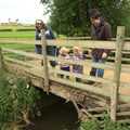We play Pooh Sticks for a few moments, A Christening, Wilford, Northamptonshire - 22nd May 2011