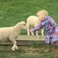 Elizabeth feeds the lambs, A Christening, Wilford, Northamptonshire - 22nd May 2011