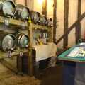 Barrels on stillage, The BBs at Fritton Lakes and The Hoxne Swan Beer Festival, Suffolk - 30th May 2011