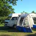 The campervan, Carlton Park Camping, Saxmundham, Suffolk - 4th June 2011