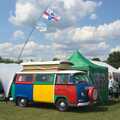A multi-coloured VW van, TouchType at Cubana, BSCC at Gislingham, and Tas Pide, London and Suffolk - 12th June 2011