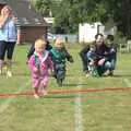 Fred legs it, Fred's First Sports Day, Palgrave, Suffolk - 18th June 2011