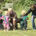 The egg-and-spoon kicks off, Fred's First Sports Day, Palgrave, Suffolk - 18th June 2011