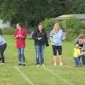 A Mothers' egg and spoon race is assembled, Fred's First Sports Day, Palgrave, Suffolk - 18th June 2011