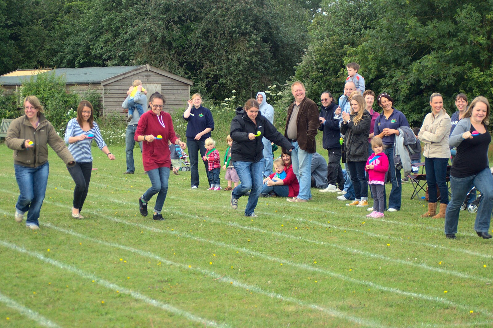 Isobel is off in the Mothers' race from Fred's First Sports Day, Palgrave, Suffolk - 18th June 2011