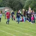 Isobel is off in the Mothers' race, Fred's First Sports Day, Palgrave, Suffolk - 18th June 2011