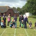 Another race is arranged, Fred's First Sports Day, Palgrave, Suffolk - 18th June 2011