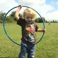 Fred's got a hoop, Fred's First Sports Day, Palgrave, Suffolk - 18th June 2011