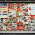 A derelict building and leaflets for 'The Hub', A Camper Van Odyssey: Oxford, Salisbury, New Forest and Barton-on-Sea - 19th June 2011