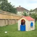 Fred in the garden, A Camper Van Odyssey: Oxford, Salisbury, New Forest and Barton-on-Sea - 19th June 2011