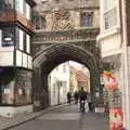 A cathedral gate, A Camper Van Odyssey: Oxford, Salisbury, New Forest and Barton-on-Sea - 19th June 2011