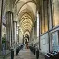 Inside Salisbury Cathedral, A Camper Van Odyssey: Oxford, Salisbury, New Forest and Barton-on-Sea - 19th June 2011