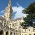 A view of the spire - the tallest in England, A Camper Van Odyssey: Oxford, Salisbury, New Forest and Barton-on-Sea - 19th June 2011