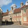 Interesting buildings in the Close, A Camper Van Odyssey: Oxford, Salisbury, New Forest and Barton-on-Sea - 19th June 2011