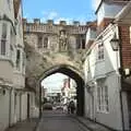 One of Salisbury's ancient city gates, A Camper Van Odyssey: Oxford, Salisbury, New Forest and Barton-on-Sea - 19th June 2011