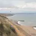 Looking along the cliffs to Hurst and Keyhaven, A Camper Van Odyssey: Oxford, Salisbury, New Forest and Barton-on-Sea - 19th June 2011